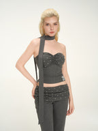 Orchid Crop Top