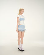 Belia Top ( Pastel Blue )
